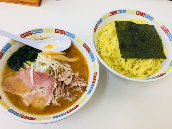 「みそつけめん(大)¥790」@◯つばき食堂の写真