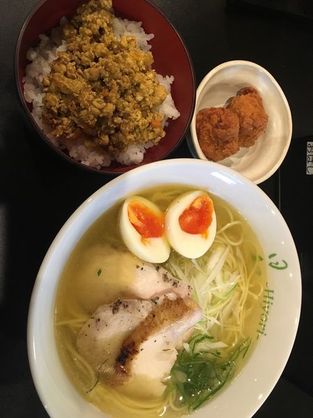 「土日ランチセット 1300円」@鶏そば 日和-Hiyori-の写真