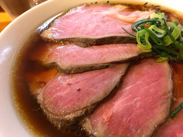 「冷酒特別純米伯楽星 ＋ 醤油チャーシュー」@麺庵ちとせの写真