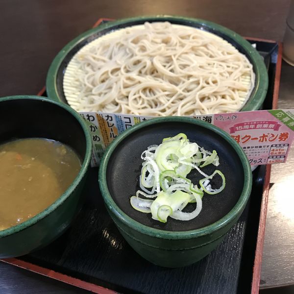 「もり（￥320）＋カレールー（クーポン）」@ゆで太郎 五反田TOC店の写真