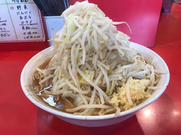 「小ラーメン（ヤサイ、ニンニク）」@麺屋 桐龍の写真