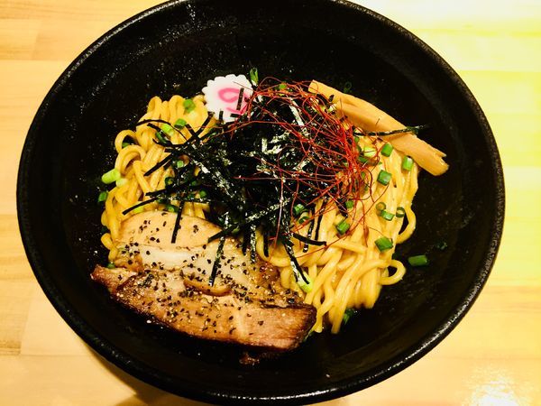 「コテ辛そば¥780+麺大盛¥100+レモンサワー¥380」@油そば専門店 斬の写真