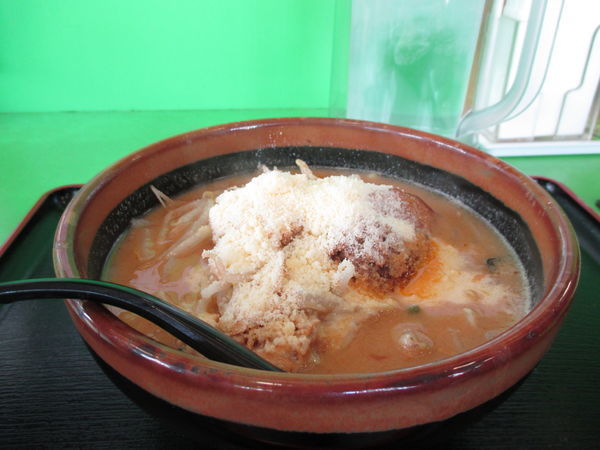 「粉雪ラーメン」@蔵出し味噌らーめん 麺次郎 大みか店の写真