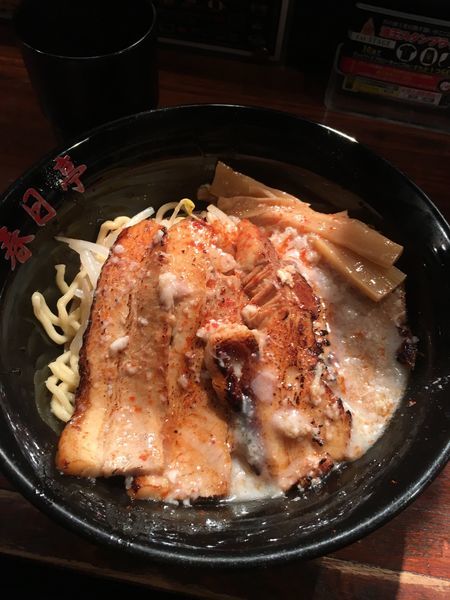 「鳥豚油そば」@油そば専門店 春日亭 西新宿店の写真