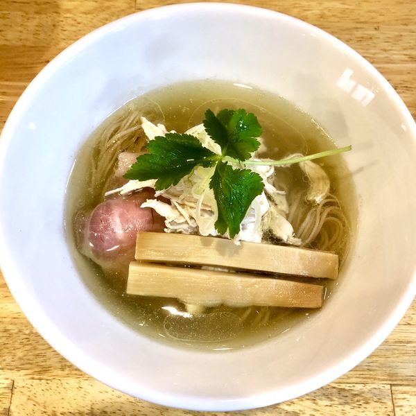 「【限定】鶏と水だけで炊いた中華そば ￥750」@寿製麺よしかわ 坂戸店の写真