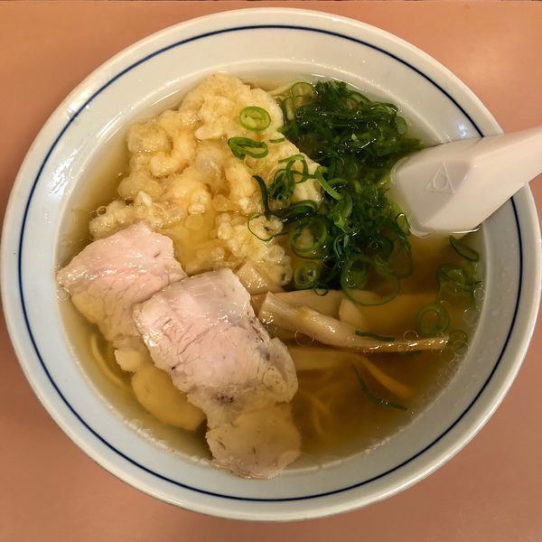 「天ぷら中華 (630円)」@めん処みやちの写真