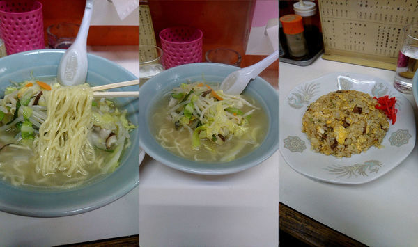 「タンメン+チャーハンの『Bセット(￥700)』」@風雷の写真