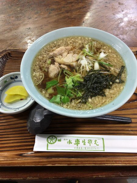 「元祖鳥中華」@手打ち 水車生そばの写真