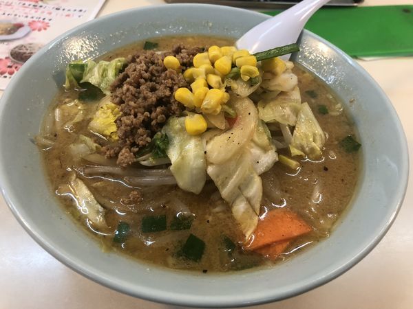 「みそ野菜ラーメン」@くるまやラーメン 双葉店の写真
