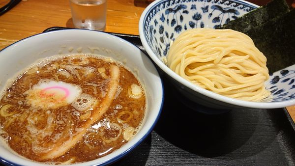 「濃厚煮干しつけそば」@中華そば 勝本の写真