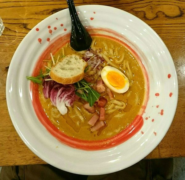 「海老丸カルボナーラ」@海老丸らーめんの写真