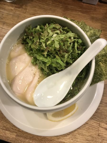 「鶏白湯塩らーめん」@麺屋時茂の写真