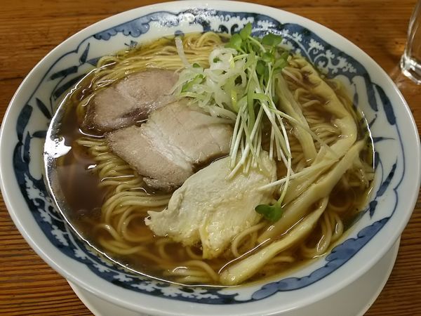 「中華そば　（大盛り：サービス券）」@中華そば 極宇の写真