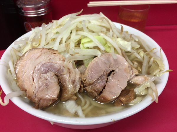 「ラーメン小¥750」@ラーメン二郎 千住大橋駅前店の写真