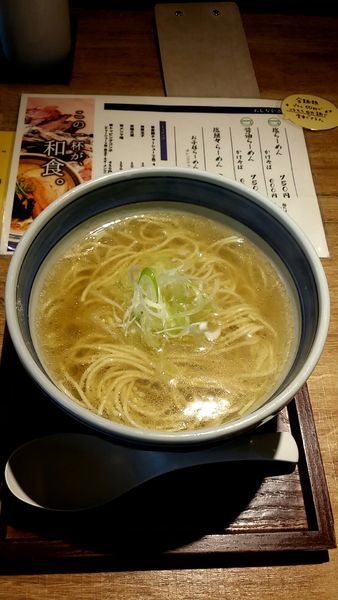 「塩かけそば　６００円」@麺や Co粋の写真