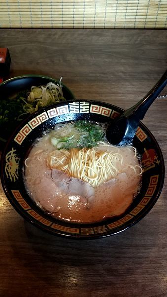 「ラーメン + 替え玉 + ネギ　１１００円」@一蘭 前橋インター店の写真