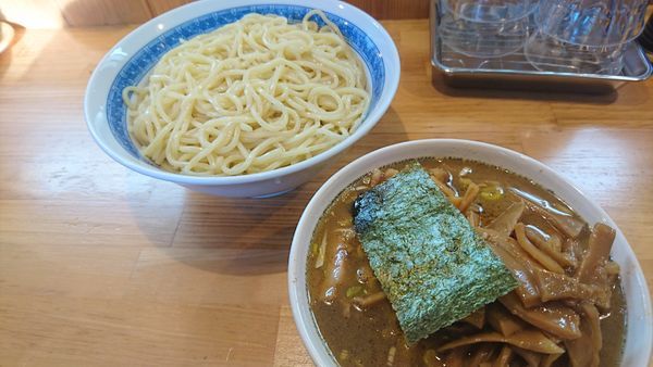 「メンマつけ麺」@自家製中華そば としおかの写真