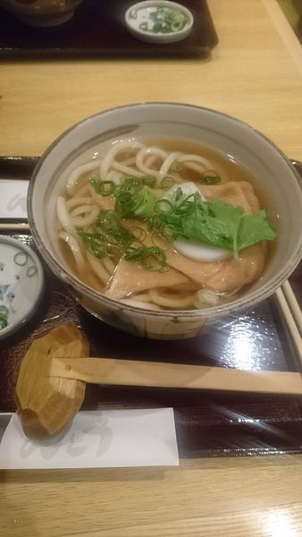 「きつねうどん」@銀座 木屋 銀座七丁目店の写真
