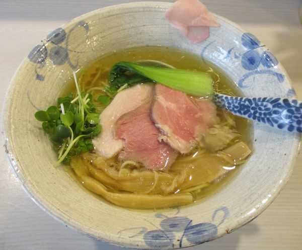 「汐そば　780円」@麺処 きなりの写真