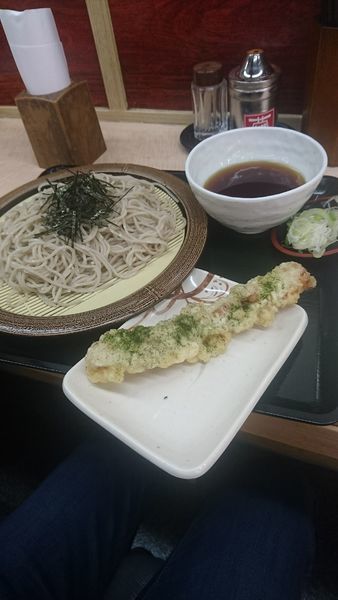 「ざるそば ちくわ天」@名代 箱根そば 秋葉原店の写真