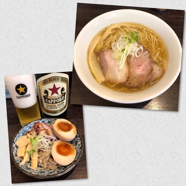 「塩ラーメン ￥680 and so on」@かしわぎの写真