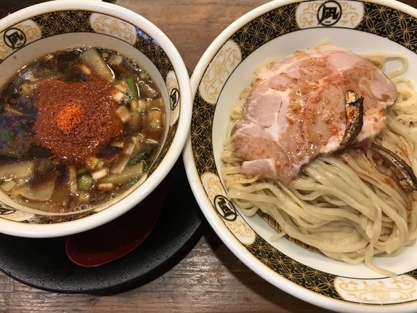 「煮干しつけ麺（並・30辛）850円」@ラーメン凪 大宮店の写真