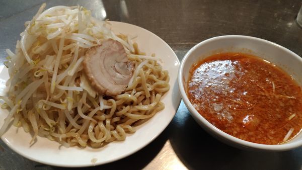「つけ麺赤」@らーめん大 本郷店の写真