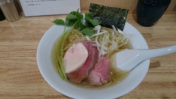 「中華そば(白)＋追い玉」@中華そば You Leeの写真