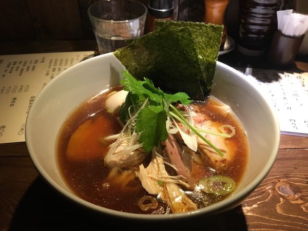 「特製 鶏醤油そば」@神田とりそば なな蓮の写真