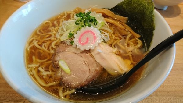 「金の中華そば、大盛、サービスライス」@ソラノイロ  NAGOYAの写真