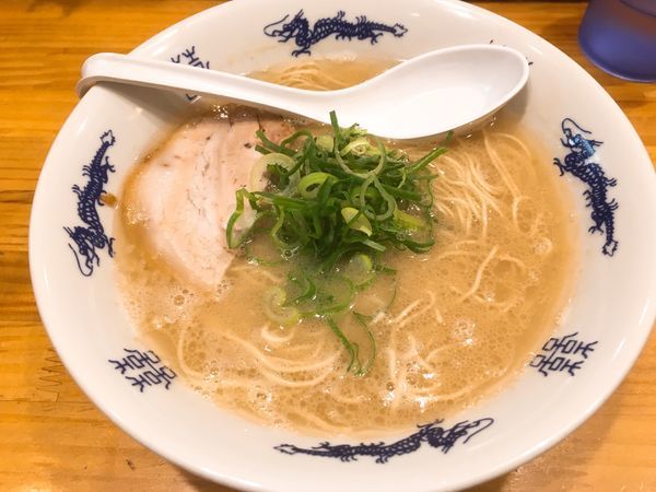 「らーめん+小ライス／¥650+150」@博多ラーメンセンターの写真