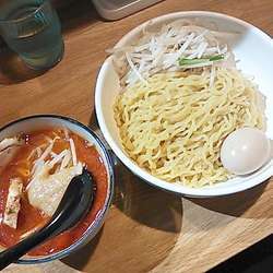 辛味噌つけめん（野菜大）＋味玉