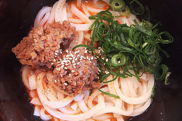 「冷やし担々うどん(並)」@なか卯 せんげん台店の写真