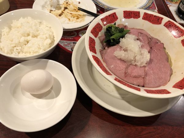 「ローストビーフのまぜそば＋つまみ多数＋焼酎いっぱい」@バーミヤン 須玉インター店の写真