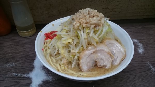 「大ラーメン(ヤサイアブラベニ)￥７４０」@ラーメン二郎 横浜関内店の写真