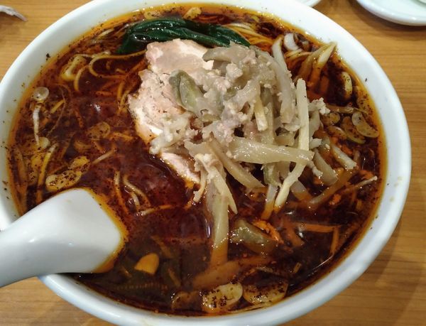 「四川さんらーめん激辛」@我流坦々麺  竹子 天神下店の写真