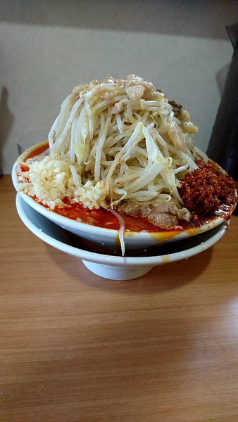「果辣麺900円豚増し150円全増し」@豚星。の写真