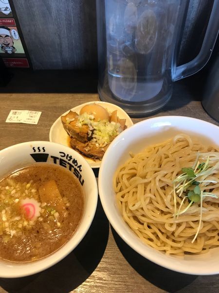 「特製つけ麺 (大盛) 1080円」@つけめんTETSU あざみ野店の写真