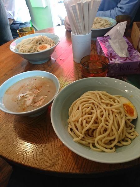 「辛濃厚魚介豚骨つけ麺？忘れた(笑)」@タカンタ食堂の写真