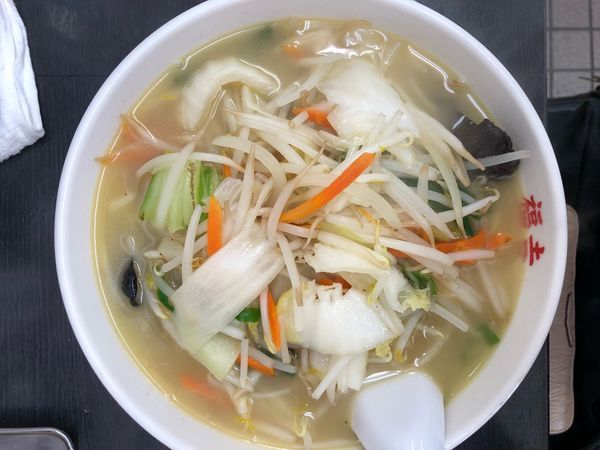 「タンメン+餃子」@中華 福吉の写真