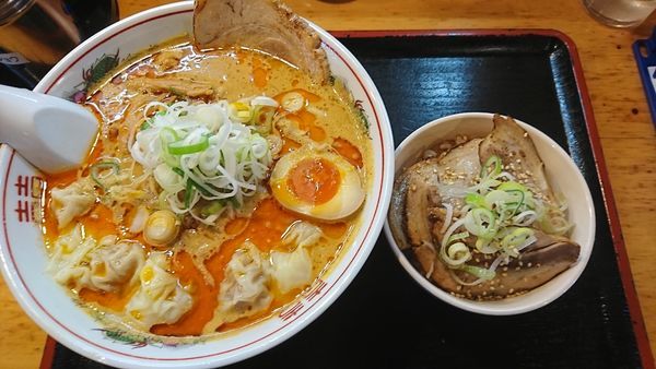 「カレー担々麺」@麺家 香湯らーめんの写真