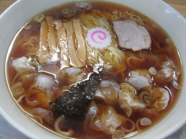 「ワンタン麺（ヤワメ）　「918円」」@一ノ割大勝軒の写真