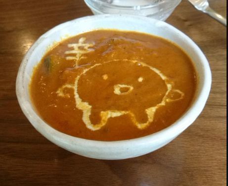 「日替わりカレー（鶏とオクラ）730円＋大盛り50円」@Putali Cafeの写真