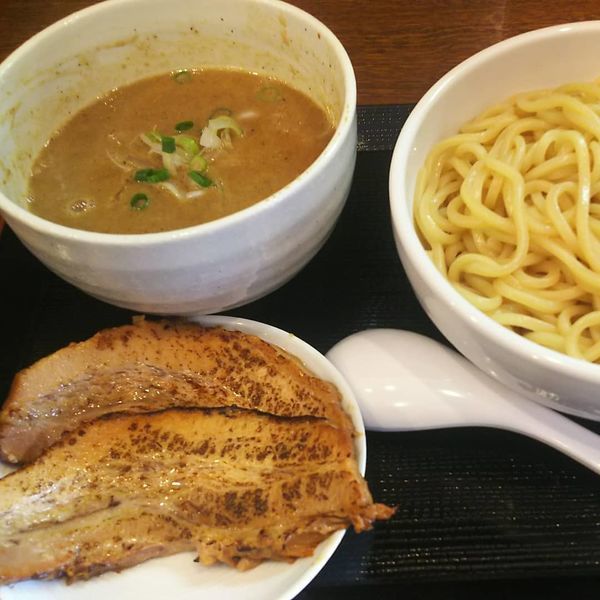 「つけそば＋七色豚チャーシュー  1,030円」@つけそば 九六の写真