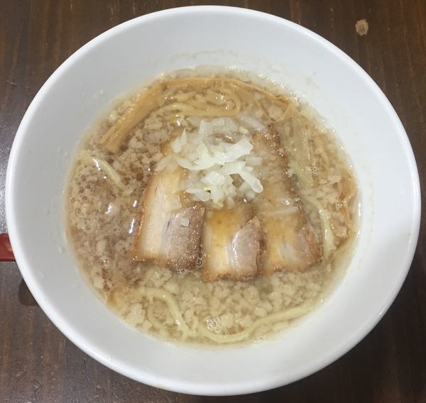 「背脂中華そば720円」@新潟発祥 なおじ 御茶ノ水店の写真