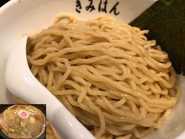 「特製梅香るつけめん（大）」@江戸前煮干中華そば きみはん 五反田店の写真