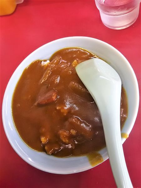 「セット（カレー丼＋ラーメン）￥800のカレー丼」@ラーメンショップ さつまっ子の写真