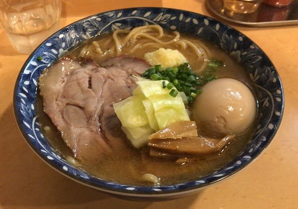 「和風ラーメン(ニボシプラス)並(限定)＋味玉」@ラーメン社井田の写真