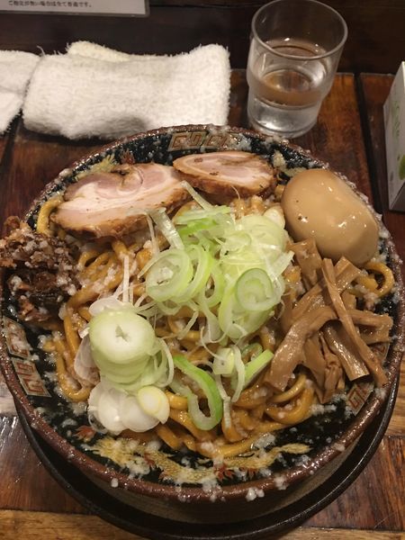 「爆盛油脂麺」@らーめん 平太周 味庵の写真