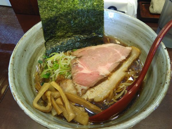 「煮干しそば（醤油）¥780+合え玉（塩）¥200」@麺屋 照の坊の写真